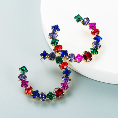 Fashion Jewelry Rhinestone Earrings For Women YWHME-995