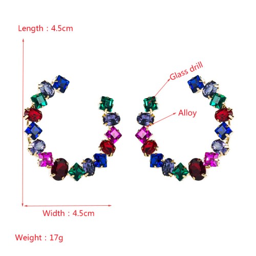 Fashion Jewelry Rhinestone Earrings For Women YWHME-995