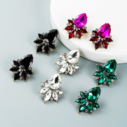 Fashion Jewelry Rhinestone Earrings For Women YWHME-996