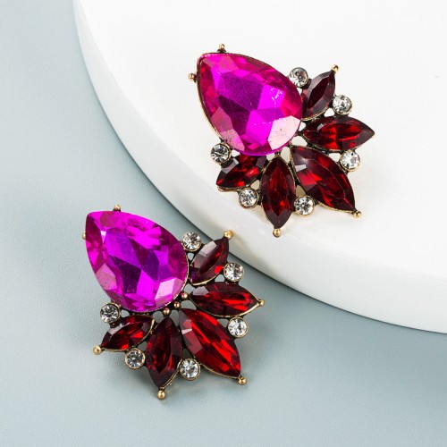 Fashion Jewelry Rhinestone Earrings For Women YWHME-996