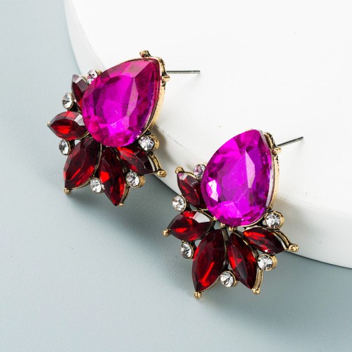 Fashion Jewelry Rhinestone Earrings For Women YWHME-996