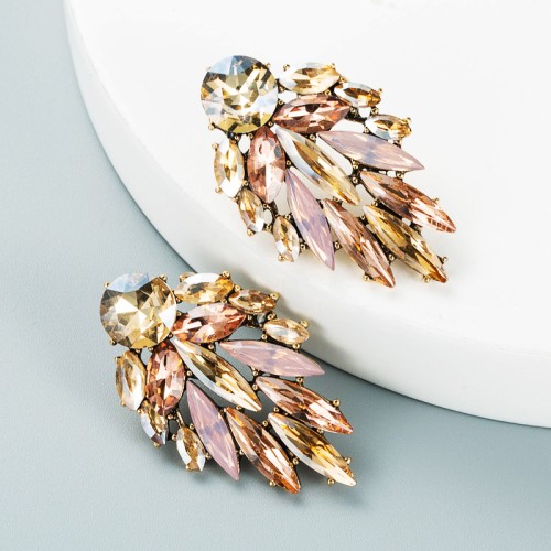 Fashion Jewelry Rhinestone Earrings For Women YWHME-997