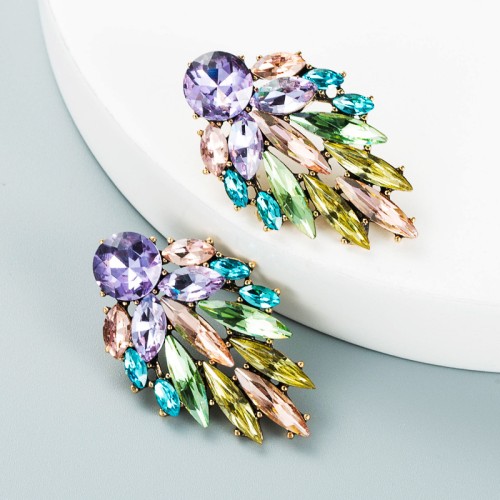 Fashion Jewelry Rhinestone Earrings For Women YWHME-997