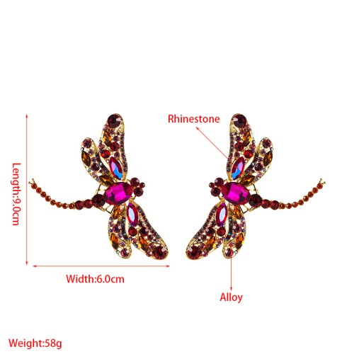 Fashion Jewelry Rhinestone Earrings For Women YWHME-998