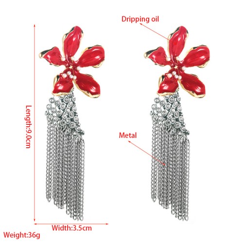 Fashion Jewelry Tassel Earrings For Women YWHME-346