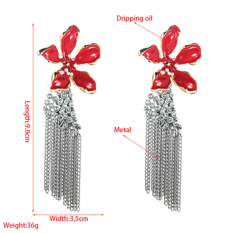 Fashion Jewelry Tassel Earrings For Women YWHME-346 