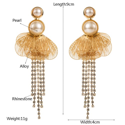 Fashion Jewelry Tassel Earrings For Women YWHME-348