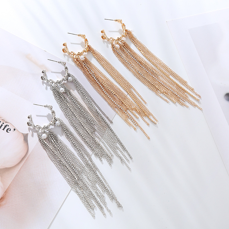 Fashion Jewelry Tassel Earrings For Women YWHME-393