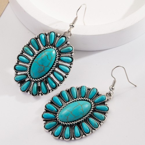 Fashion Jewelry Turquoise Earrings For Women YWHME-402