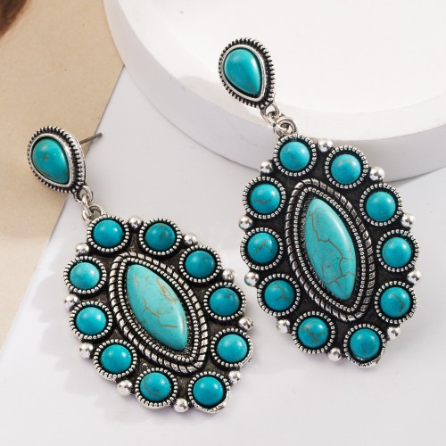 Fashion Jewelry Turquoise Earrings For Women YWHME-402