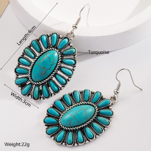 Fashion Jewelry Turquoise Earrings For Women YWHME-402