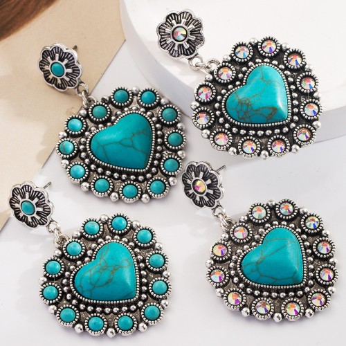 Fashion Jewelry Turquoise Earrings For Women YWHME-404