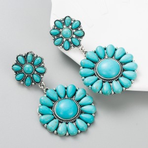 Fashion Jewelry Turquoise Earrings For Women YWHME-406 