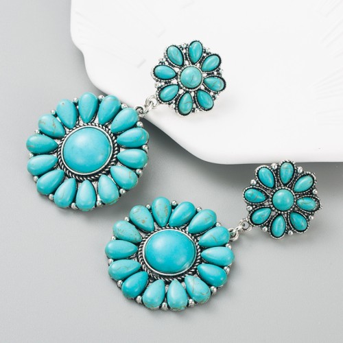 Fashion Jewelry Turquoise Earrings For Women YWHME-406