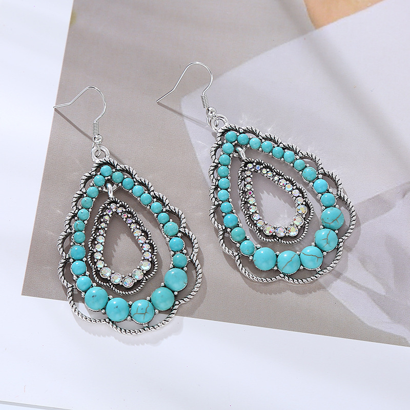 Fashion Jewelry Turquoise Earrings For Women YWHME-407 