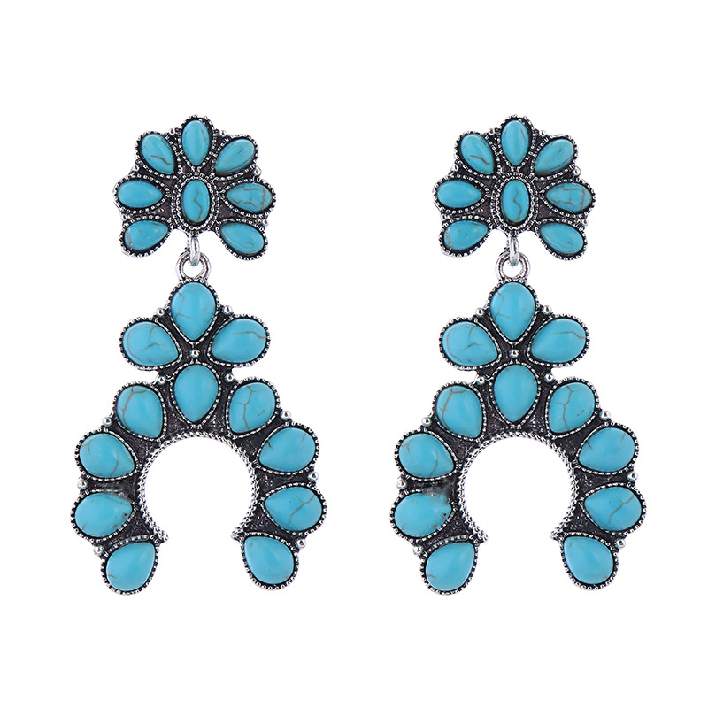 Fashion Jewelry Turquoise Earrings For Women YWHME-408 