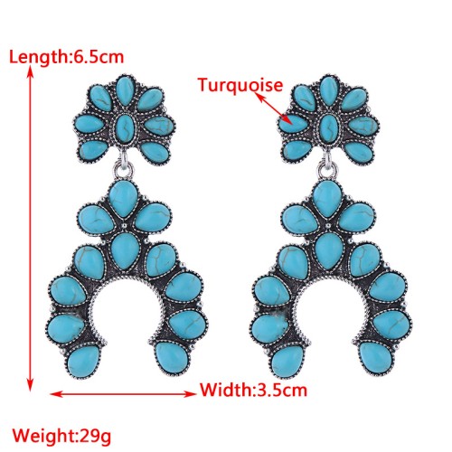 Fashion Jewelry Turquoise Earrings For Women YWHME-408