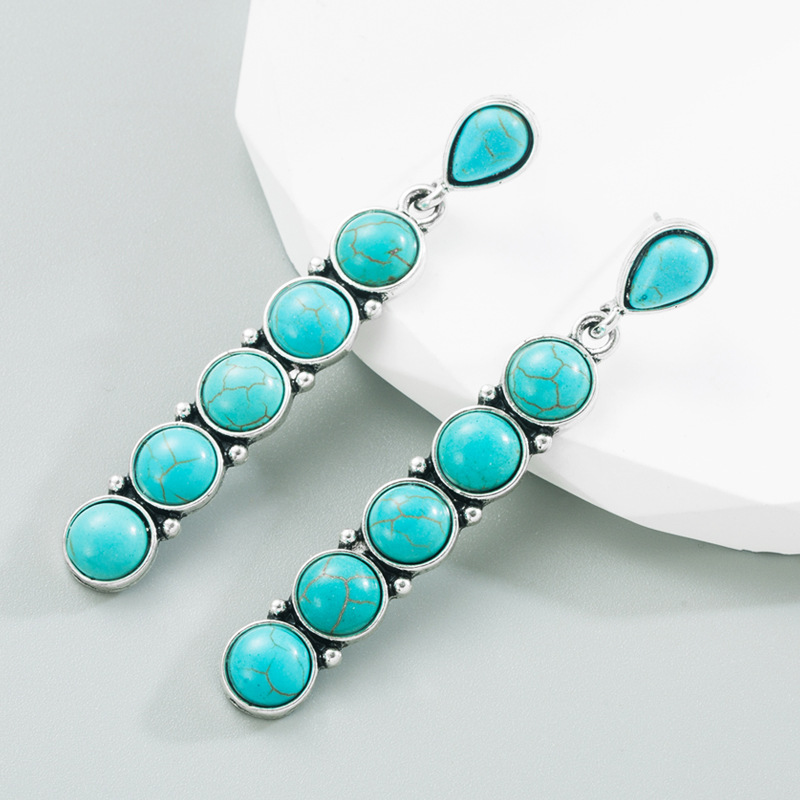 Fashion Jewelry Turquoise Earrings For Women YWHME-409 