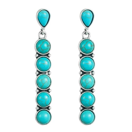 Fashion Jewelry Turquoise Earrings For Women YWHME-409