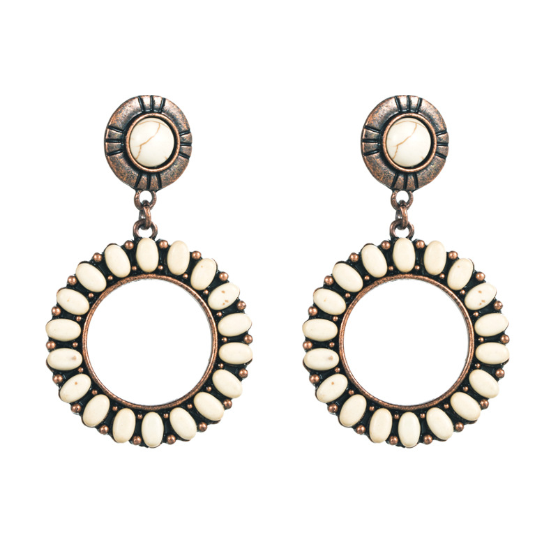 Fashion Jewelry Turquoise Earrings For Women YWHME-410 