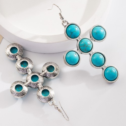 Fashion Jewelry Turquoise Earrings For Women YWHME-414