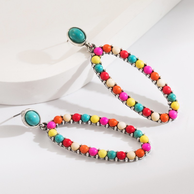 Fashion Jewelry Turquoise Earrings For Women YWHME-415 