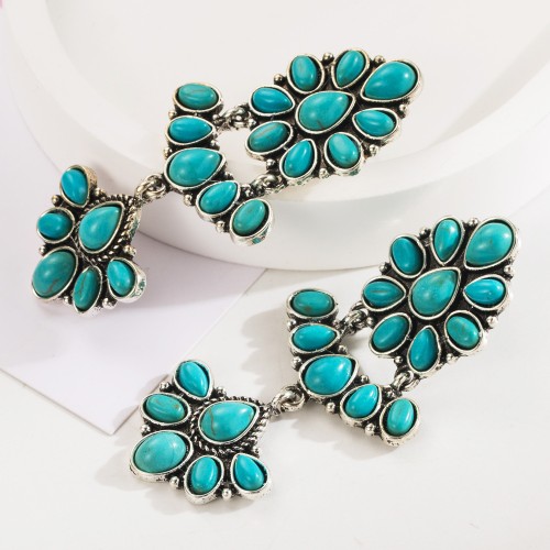 Fashion Jewelry Turquoise Earrings For Women YWHME-416