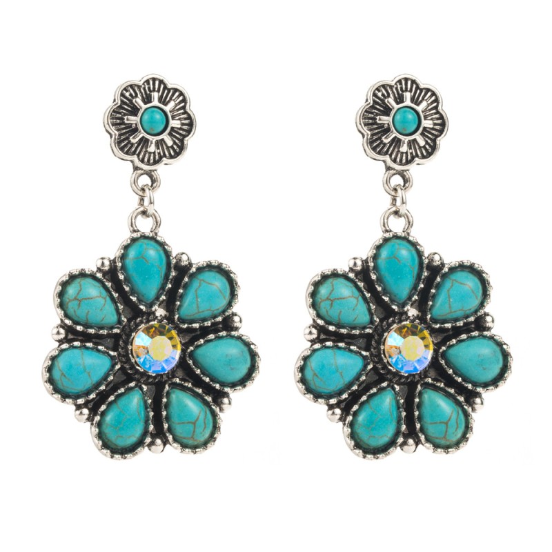 Fashion Jewelry Turquoise Earrings For Women YWHME-416 