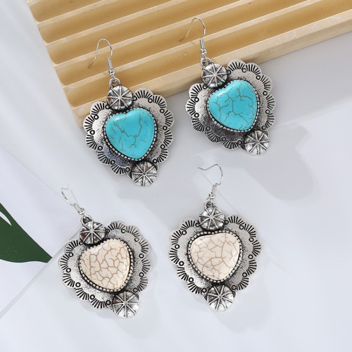 Fashion Jewelry Turquoise Earrings For Women YWHME-417