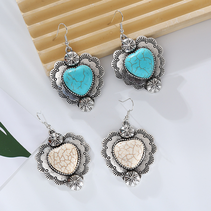 Fashion Jewelry Turquoise Earrings For Women YWHME-417 