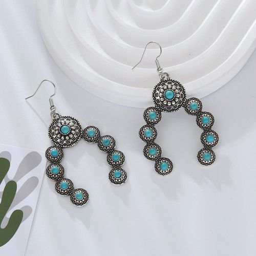 Fashion Jewelry Turquoise Earrings For Women YWHME-418