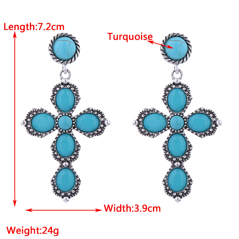 Fashion Jewelry Turquoise Earrings For Women YWHME-419 