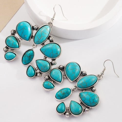 Fashion Jewelry Turquoise Earrings For Women YWHME-421