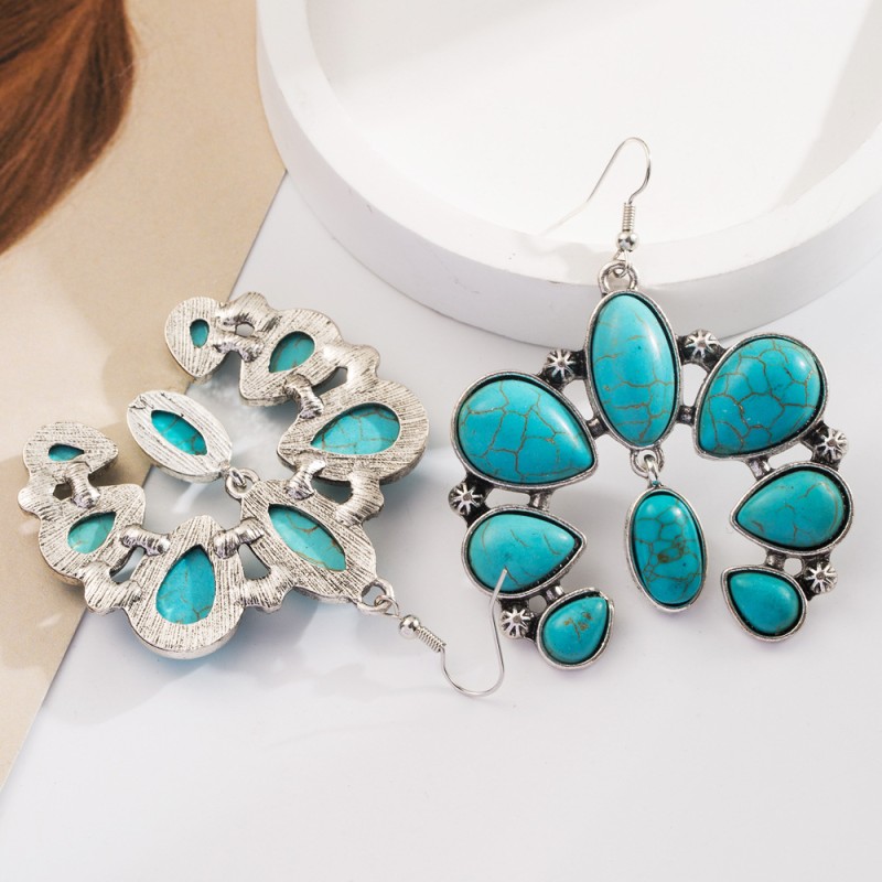 Fashion Jewelry Turquoise Earrings For Women YWHME-421 