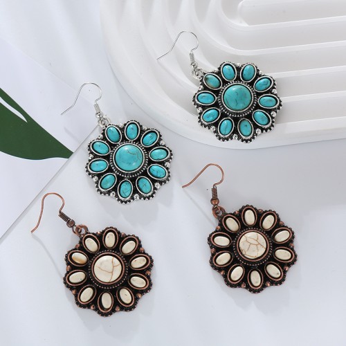 Fashion Jewelry Turquoise Earrings For Women YWHME-422