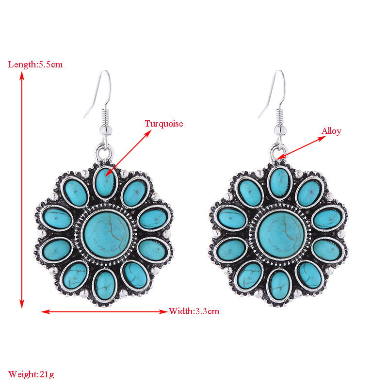 Fashion Jewelry Turquoise Earrings For Women YWHME-422 