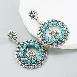 Fashion Jewelry Turquoise Earrings For Women YWHME-425 