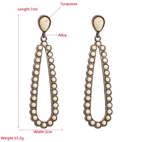 Fashion Jewelry Turquoise Earrings For Women YWHME-426