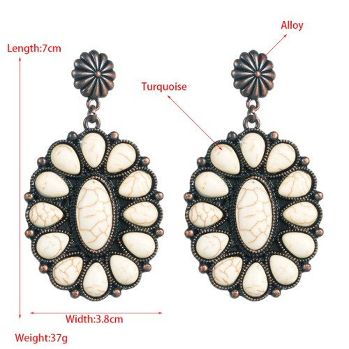 Fashion Jewelry Turquoise Earrings For Women YWHME-427