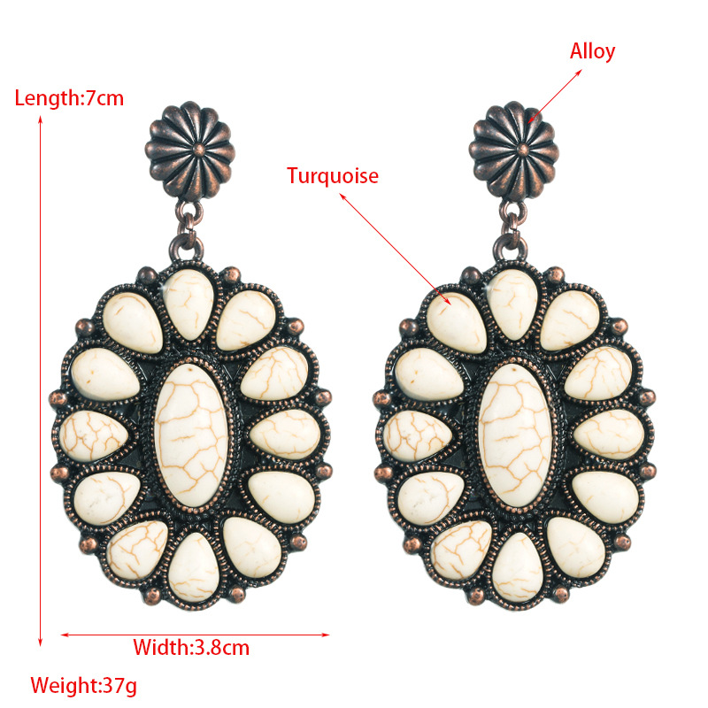 Fashion Jewelry Turquoise Earrings For Women YWHME-427 