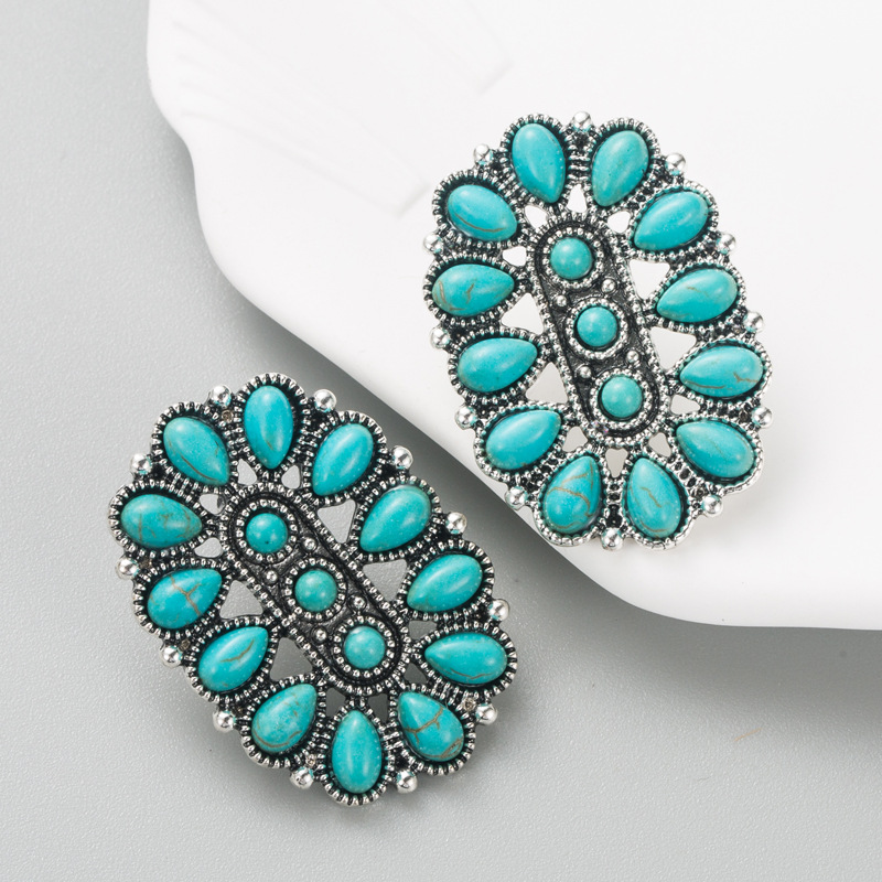 Fashion Jewelry Turquoise Earrings For Women YWHME-429 