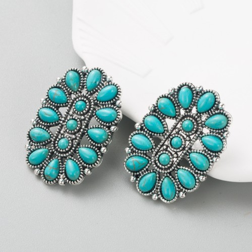 Fashion Jewelry Turquoise Earrings For Women YWHME-429