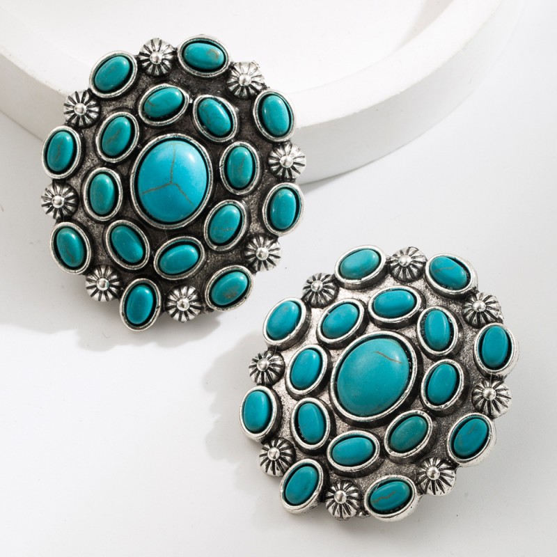 Fashion Jewelry Turquoise Earrings For Women YWHME-431 