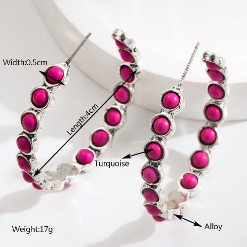 Fashion Jewelry Turquoise Earrings For Women YWHME-433