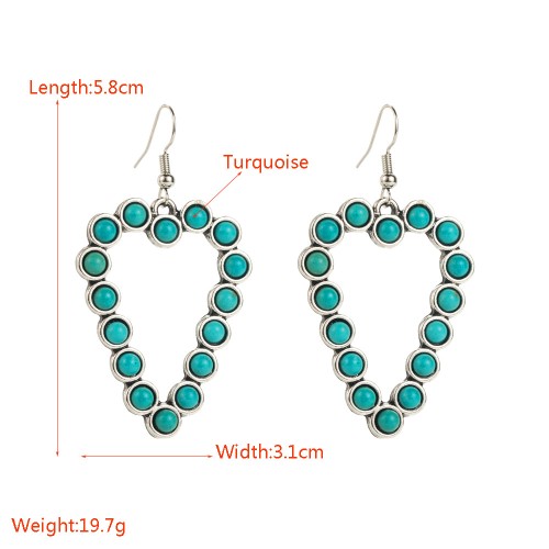 Fashion Jewelry Turquoise Earrings For Women YWHME-434