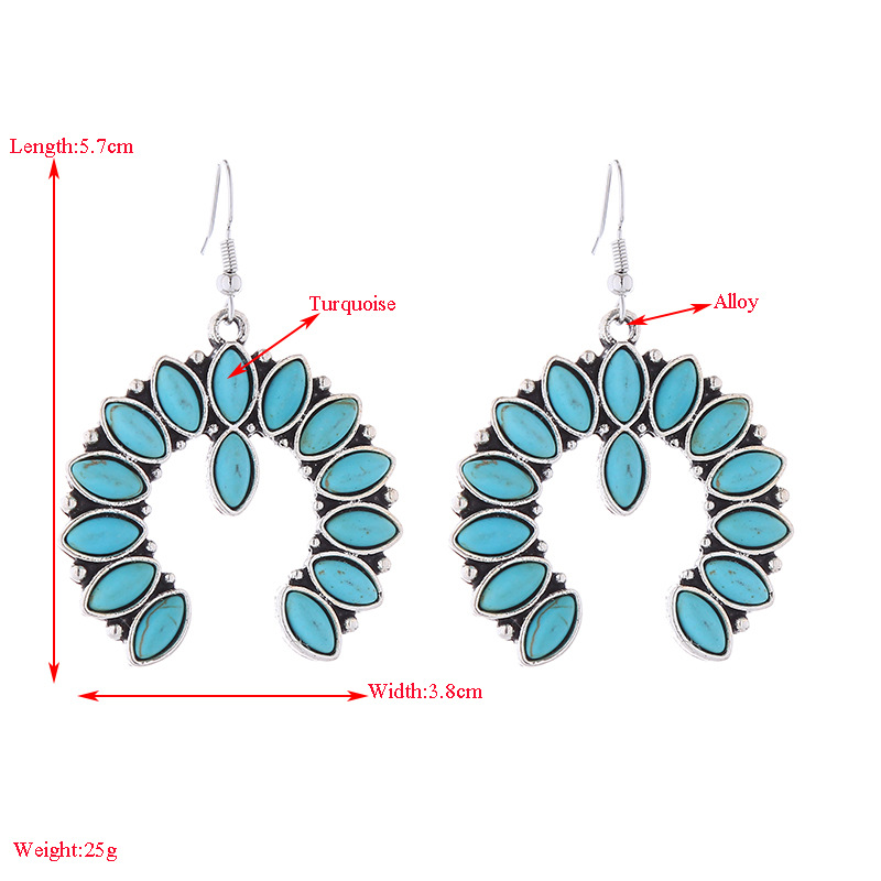 Fashion Jewelry Turquoise Earrings For Women YWHME-436 