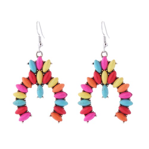 Fashion Jewelry Turquoise Earrings For Women YWHME-437