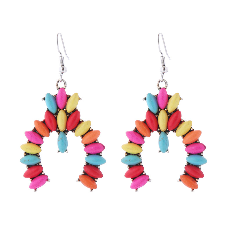 Fashion Jewelry Turquoise Earrings For Women YWHME-437 