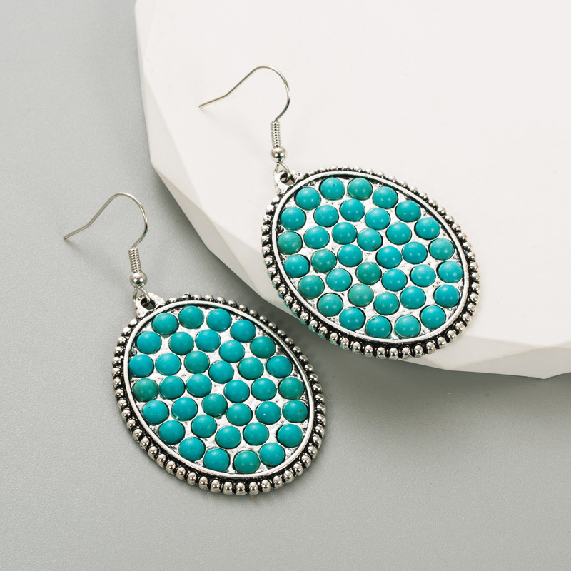 Fashion Jewelry Turquoise Earrings For Women YWHME-439 