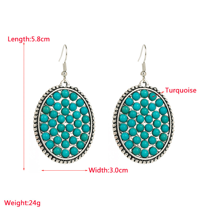 Fashion Jewelry Turquoise Earrings For Women YWHME-439 